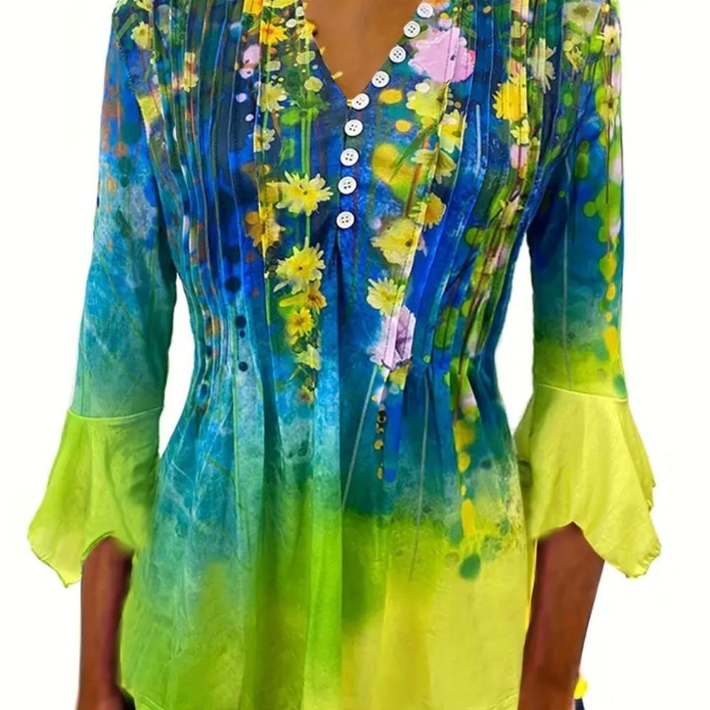 Woman's Floral Blouse